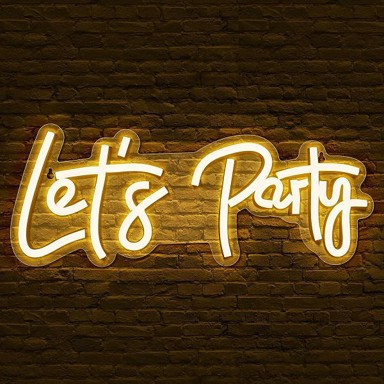 Neon LED svjetiljka "Let's party" FM-WN60